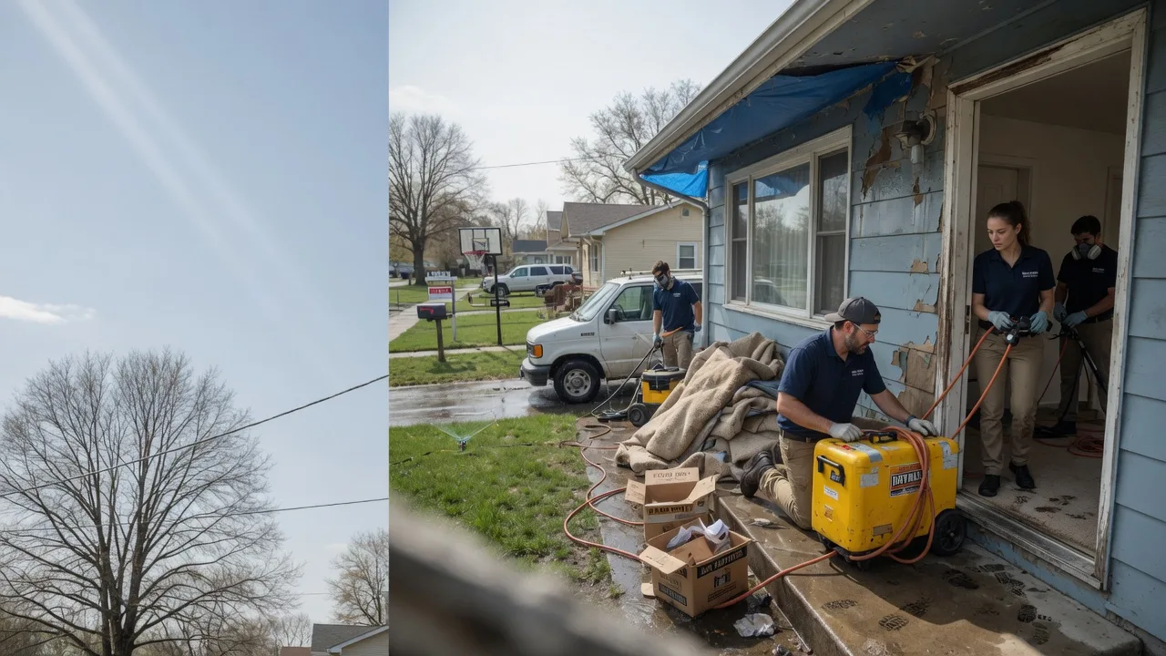 Basement Flood Cleanup in New Market, IN near me